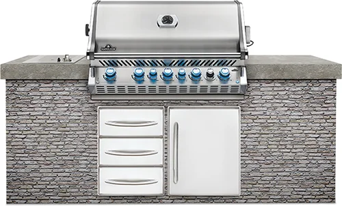 The Fireplace Showcase - Napoleon Built-in Grill