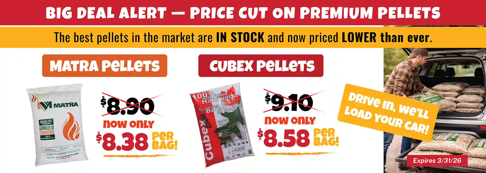 BIG DEAL ALERT — PRICE CUT ON PREMIUM PELLETS - RI & MA