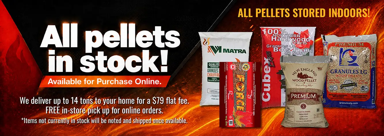 Fireplace Wood Pellets In Stock & Available for Online Purchase - RI & MA