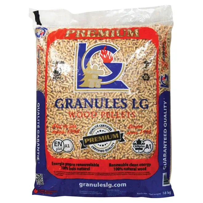 LG Super Premium Wood Pellets: Clean, Efficient, and Environmentally Friendly Energy Source