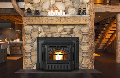 The Fireplace Showcase - QuadraFire E2 Pellet Insert