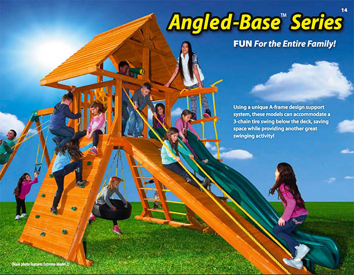 ANGLED BASE SERIES SWINGSETS: Positive Effect On Your Child's Health And Development