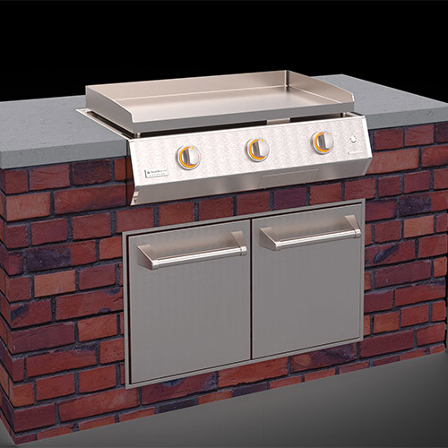 HearthStone Brabura 32 Stainless Steel Griddle: Built for Bigger Outdoor Gatherings