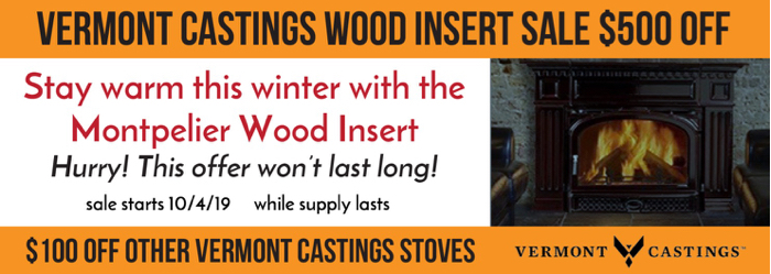 Vermont Castings Wood Insert and Stove Sale