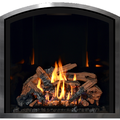 Transform Your Living with The Mendota FV41 Arch FullView Gas Fireplace