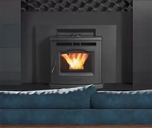 The Fireplace Showcase - Is a Harman P42i-TC Pellet Insert Right for Your Home?