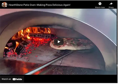 Pizza-Making Made Easy with Hearthstone Patio Oven