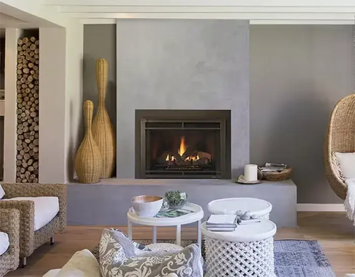Heat & Glo Escape FireBrick Gas Fireplace Insert: Convenient Comfort With a Beautiful View