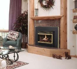 Fireplace Inserts Convert Open Fireplaces to Efficient Heat