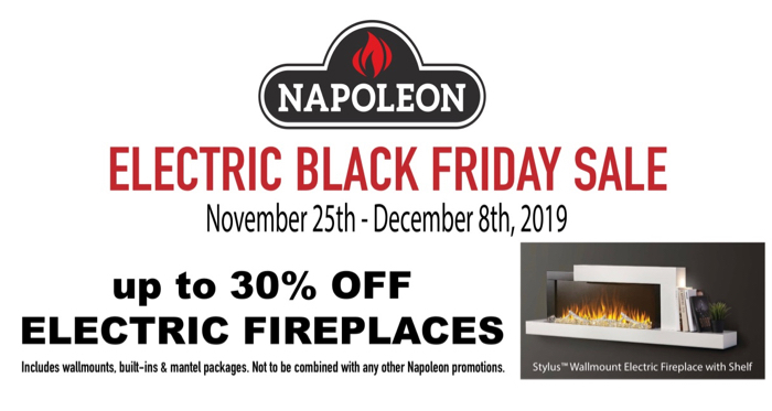 Napoleon Electric Black Friday Sale!
