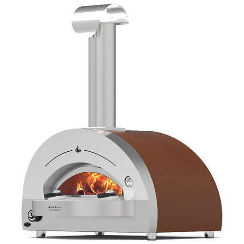 The HearthStone Outdoor wood-fired Pizza Oven is made in the USA and has a  soapstone cooking surface — HearthStone Outdoor