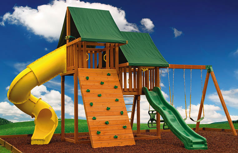 Children's Outdoor Swing Sets are Perfect for Getting Kids Off Video Games
