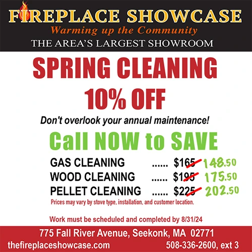 The Fireplace Showcase - Annual Spring Cleaning