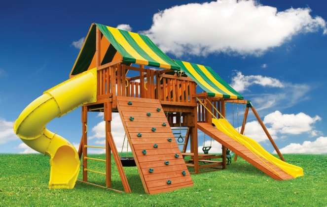 Swing Sets and Jungle Gyms Turns Your Backyard into Your Child’s Fantasy Playland