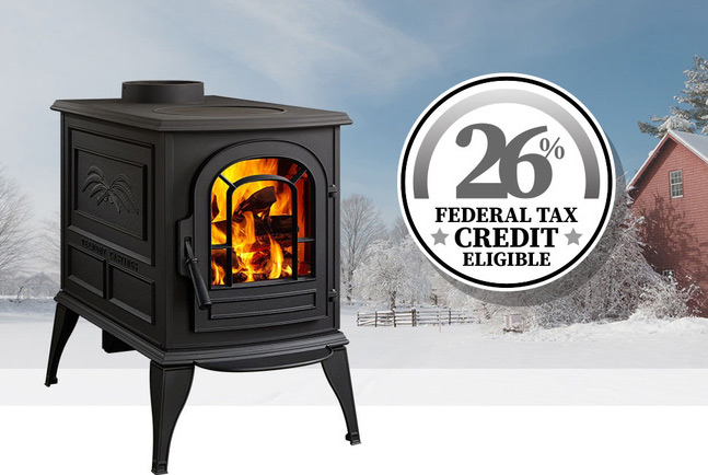The Fireplace Showcase - 26% Federal Tax Credit on Qualifying Wood and Pellet Burning Units
