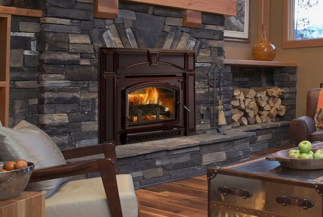 Nothing Burns like a Wood Burning Fireplace Insert From Quadra-Fire