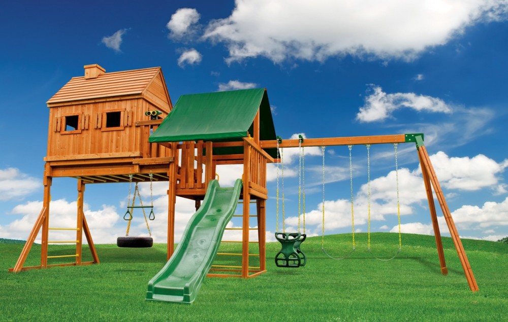 Superb Tree House Fun In Your Treeless Back Yard